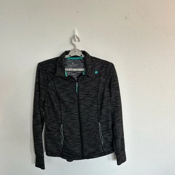 Tangerine Women’s Black & Teal Athletic Jacket
Size XL - Picture 1 of 7